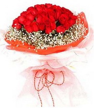 hediye �i�ek 21 adet askin kirmizi g�l buketi