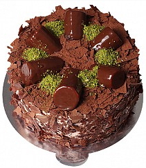 4 ile 6 ki�ilik �ikolatal� Muzlu ya� pasta